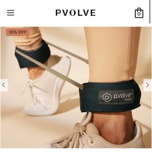 P VOLVE WORKOUT SYSTEM HEAVY ANKLES BAND MULTIFUNCTION USES 4 WORKOUTS